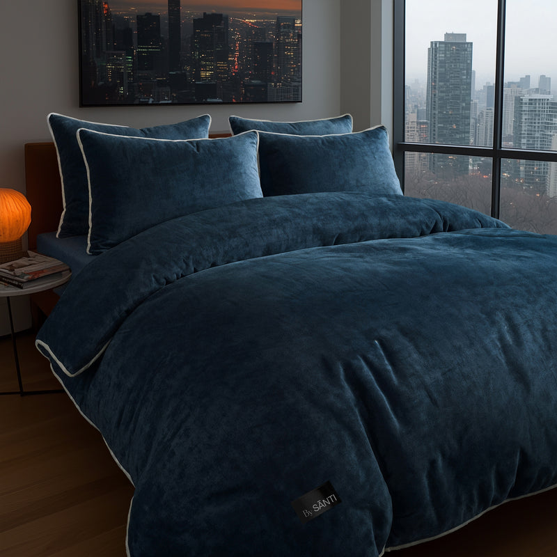 The Kefalonia Ultra-soft Velvet Bedding Set