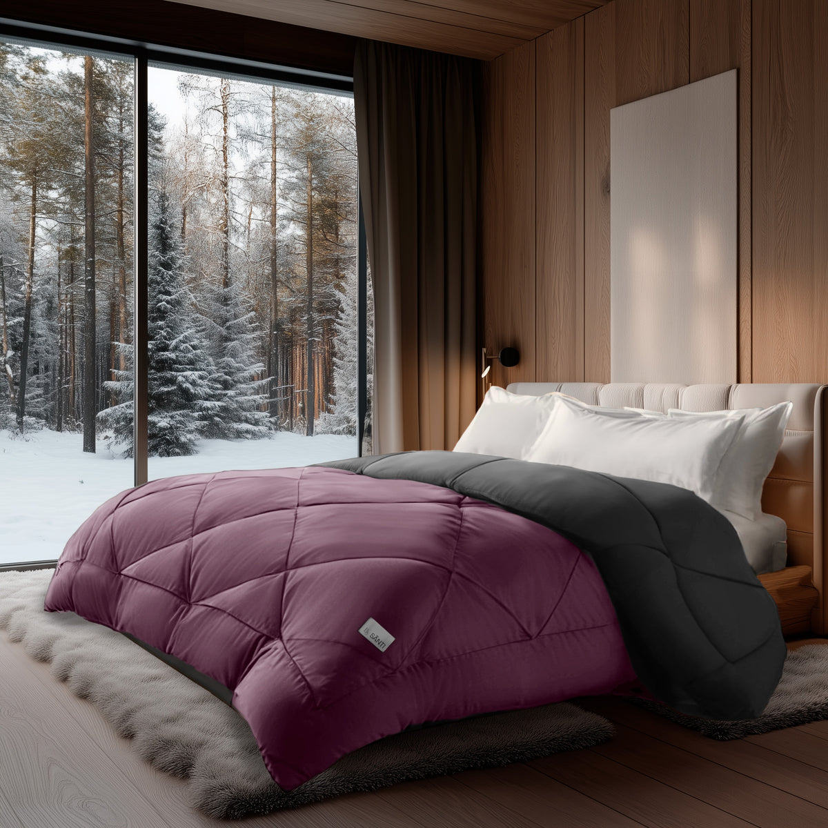 Cooling comforter bedding designed for hot sleepers