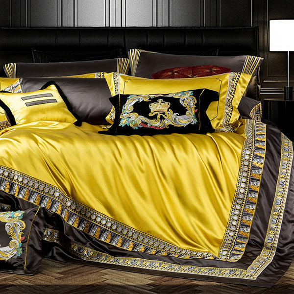 Lambda Lux Sateen Bedding Set